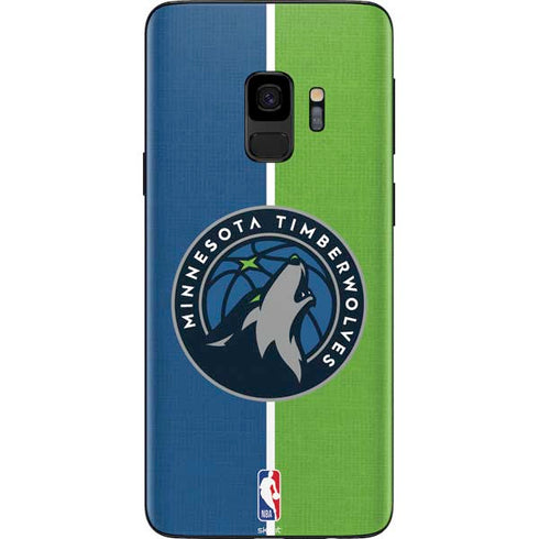 NBA Minnesota Timberwolves Canvas Galaxy S9 Skin